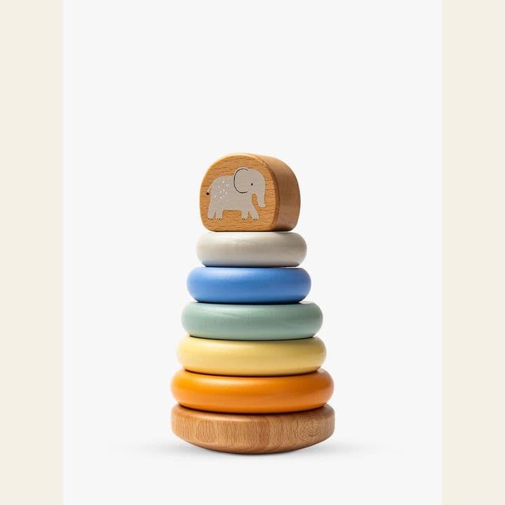 A wooden safari stacker