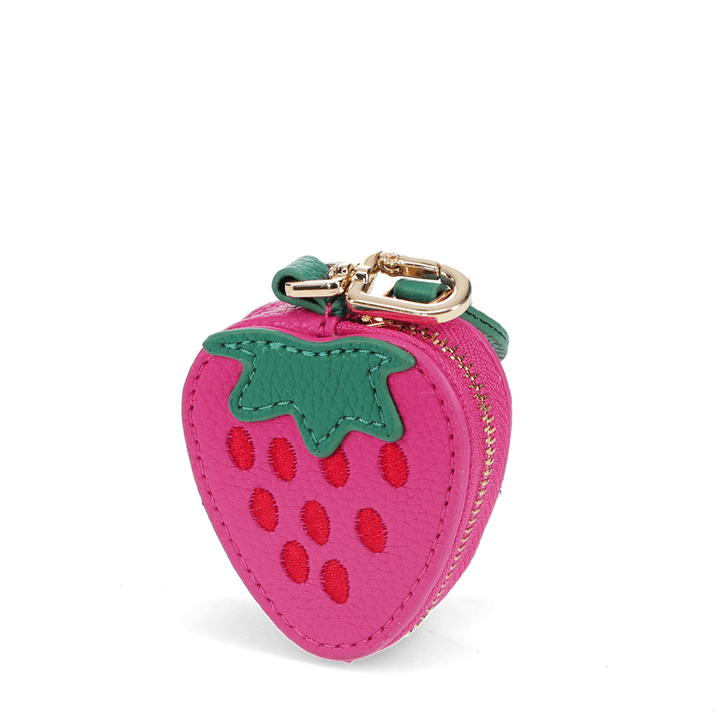 Fruity bag charm coin purse - Strawberry from Rex London