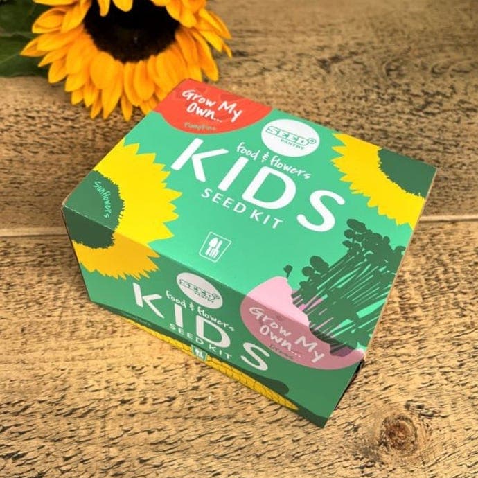 Kids Vegetable Seed Growing Kit with seeds, pots and labels