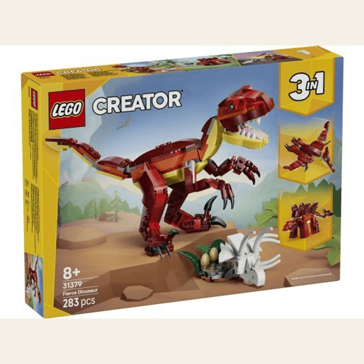 LEGO Creator 3in1 Fierce Dinosaur (31379) product packaging
