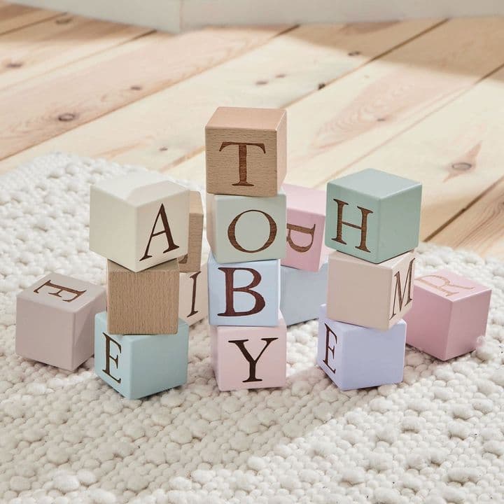 Personalised name blocks