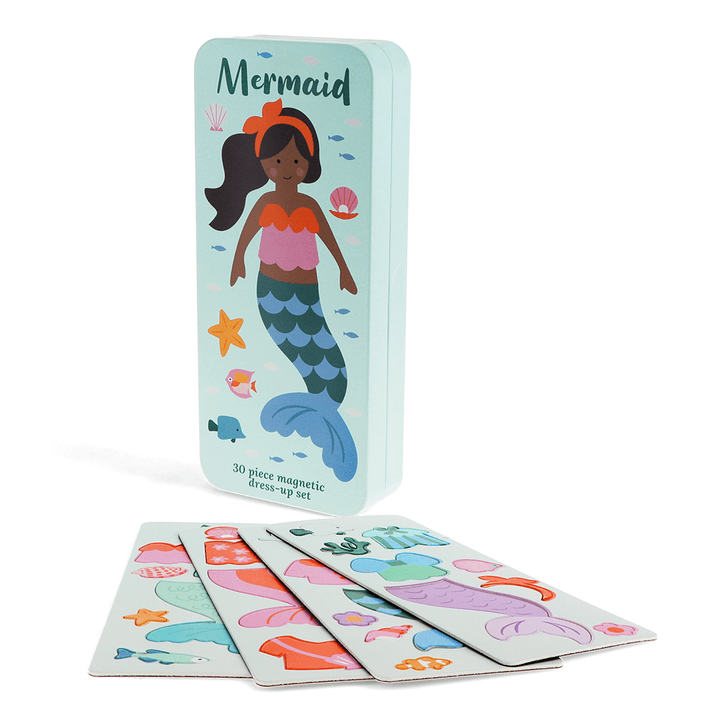 Magnetic dress-up set in tin - Mermaid from Rex London