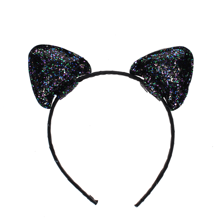 Children's dress-up headband - Black cat from Rex London