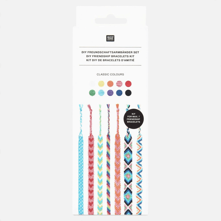 DIY Friendship Bracelets Kit , Classic Colours from Conscious Craft