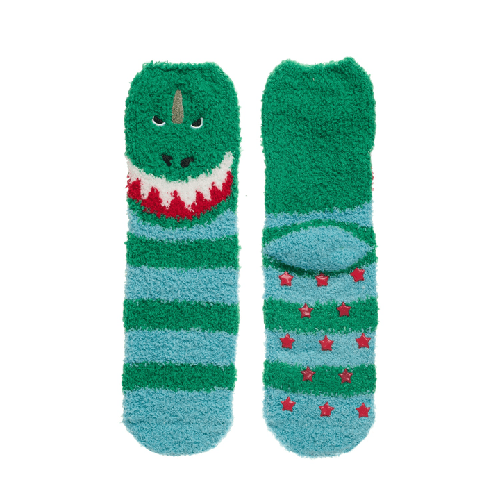 Dinosaur Cosy Slipper Socks from Rockahula Kids