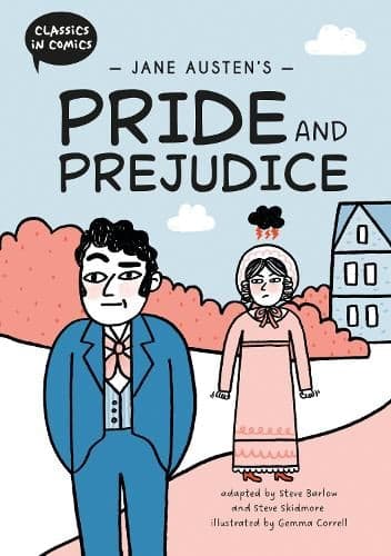 Hardback cover of Classics in Comics Pride and Prejudice