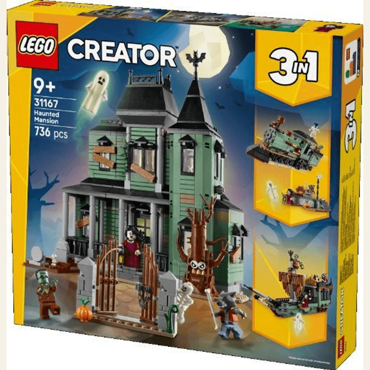 LEGO Creator 3in1 Haunted Mansion (31167) product packaging