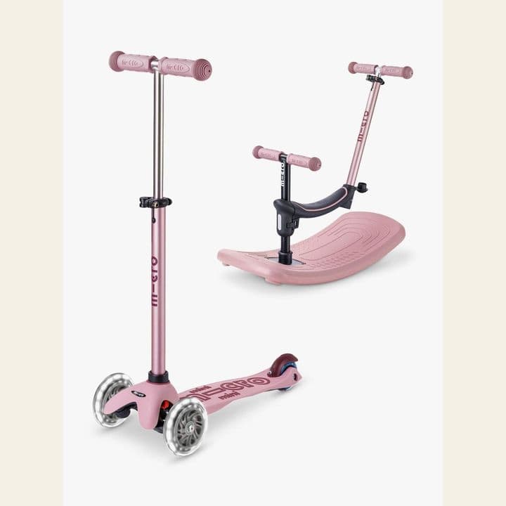 A four-in-one rocker and scooter